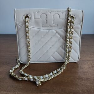 Tory Burch Leather Crossbody Bag with Gold Hardware